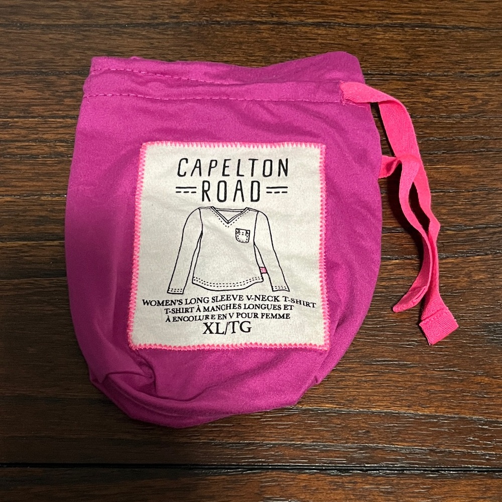 $1 Add-On Pink Mini Bag Soft Fabric Travel Tote for Clothing, Lingerie